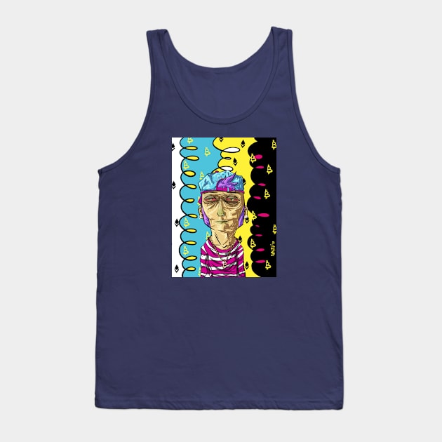 "Crypto Jonny" FACES COLLECTION Tank Top by mikiad